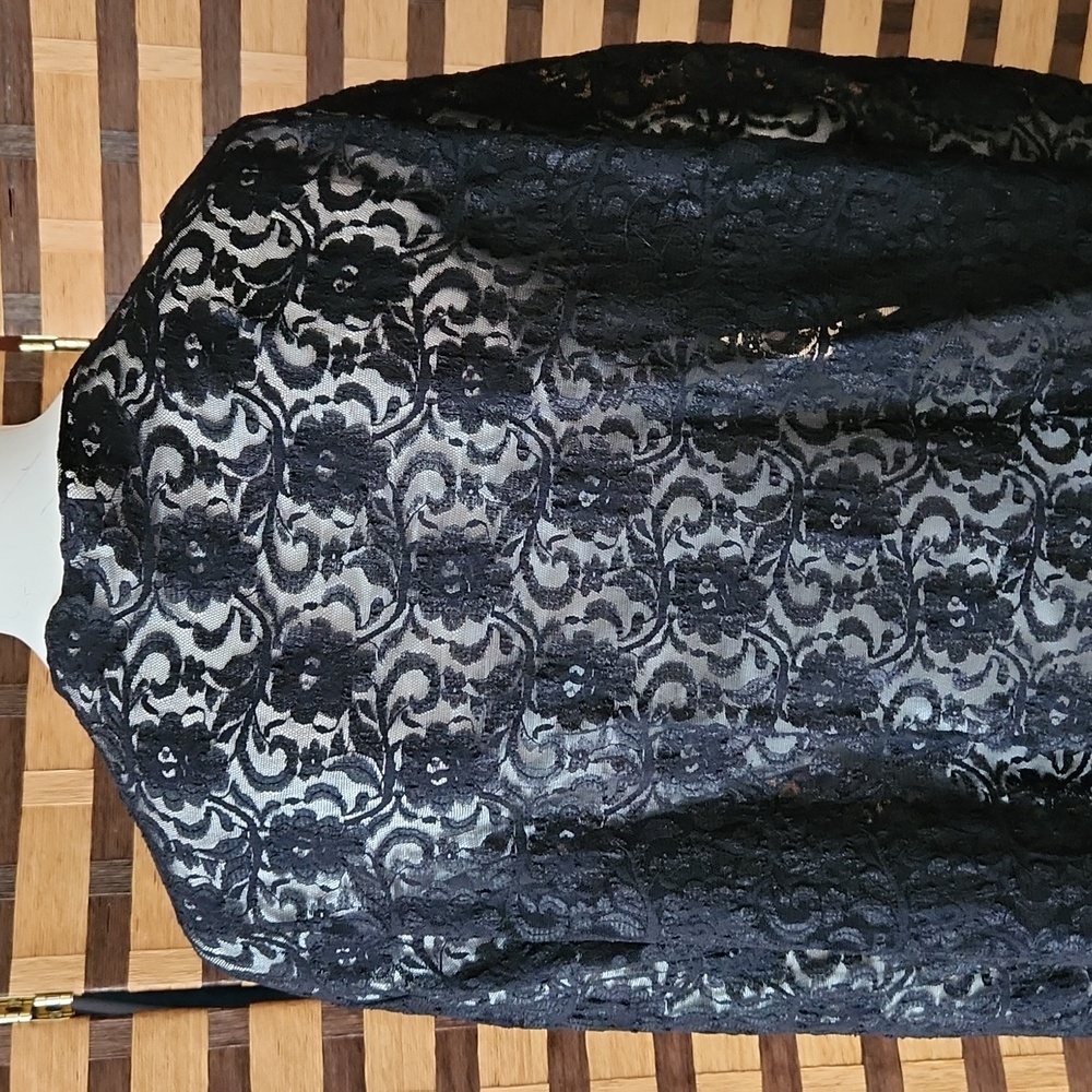 MSK lace assymetrical collar jacket - Picture 5 of 7